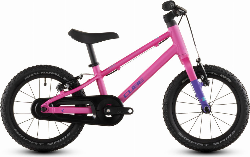 Cube Numove 140 Kinderrad Diamant 14" fucsia´n´plum one size