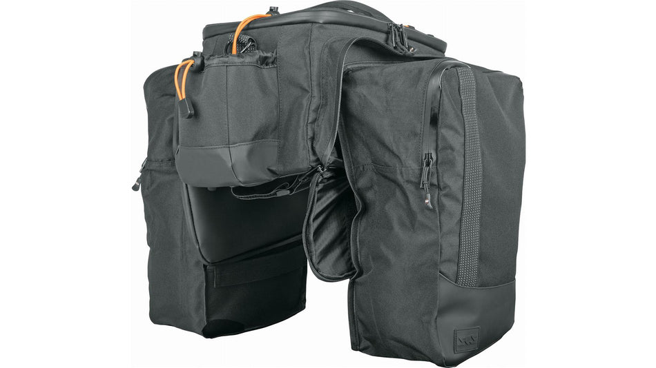 SKS GERMANY Infinity Urban Trunkbag Tasche black 8 Liter + 2 x 9 Liter