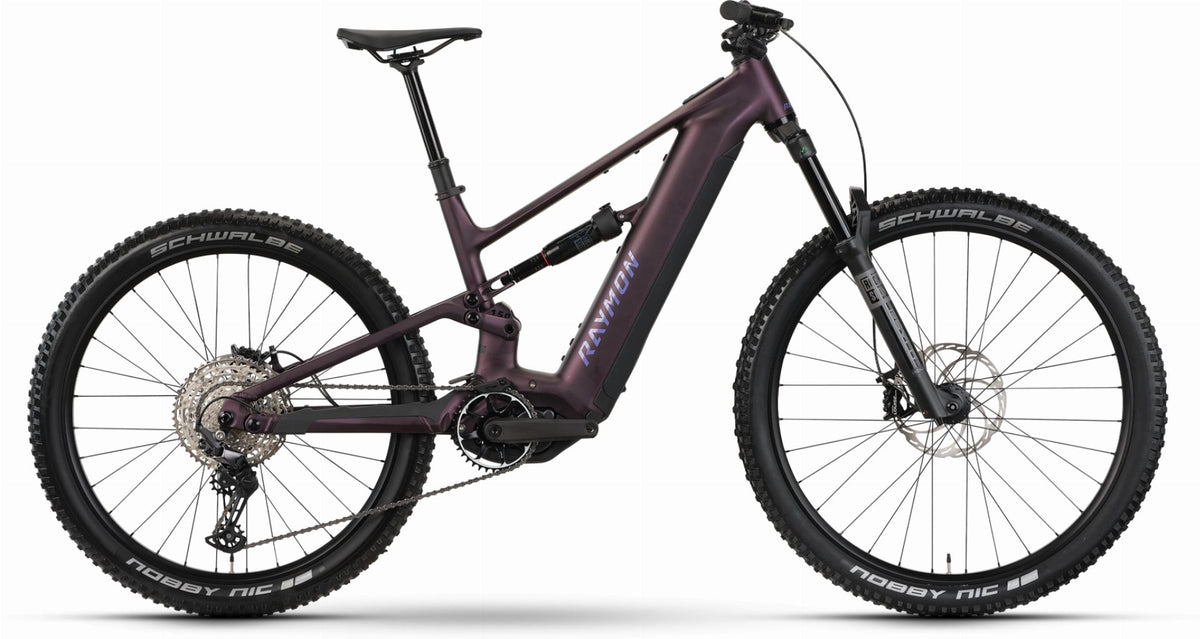 e mtb fully raymon Raymon Ravor Comp 840 Wh E-Bike Fully 29"/27,5" floridplum – Biketech24