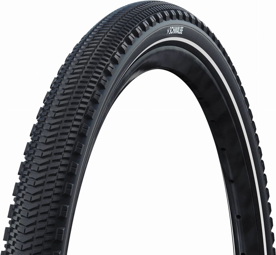 Schwalbe G-One Overland RaceGuard, Performance Line, TLR Faltreifen 28", Addix Green, FairRubber black/reflex