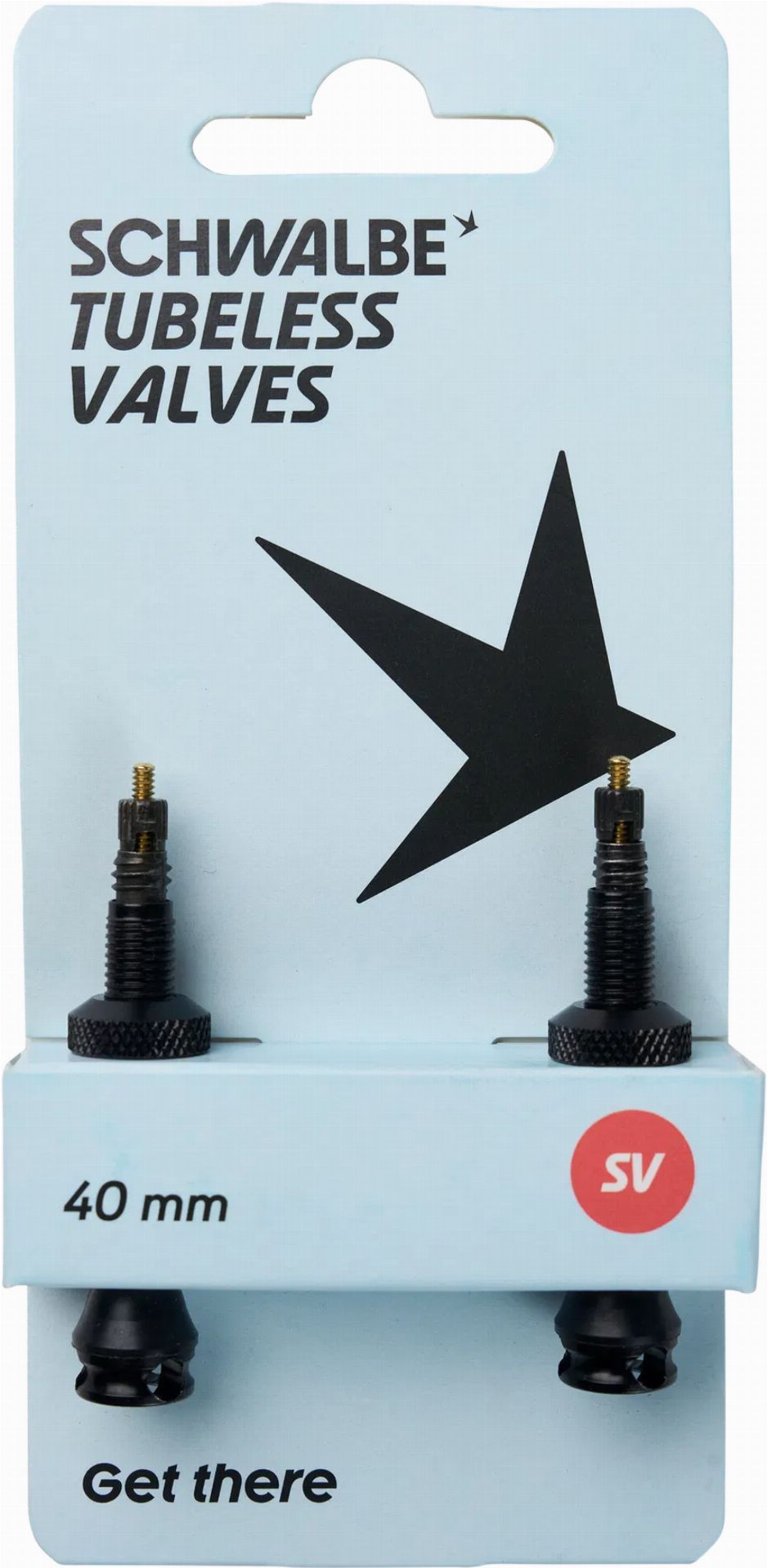 Schwalbe Tubeless-Ventil Aluminium, 2 Stück schwarz
