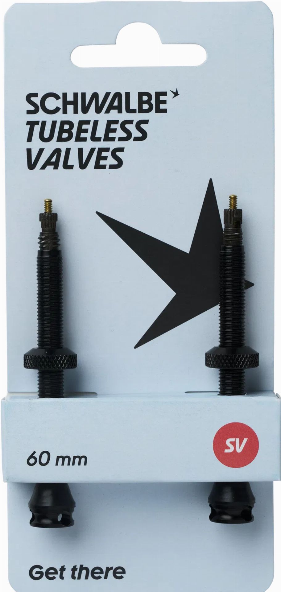 Schwalbe Tubeless-Ventil Aluminium, 2 Stück schwarz