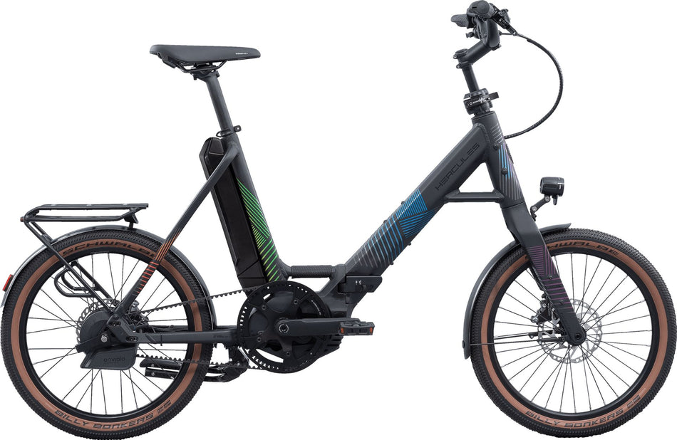 Hercules Rob Fold SL IQ 400 Wh E-Faltrad 20" night city lights 48 cm