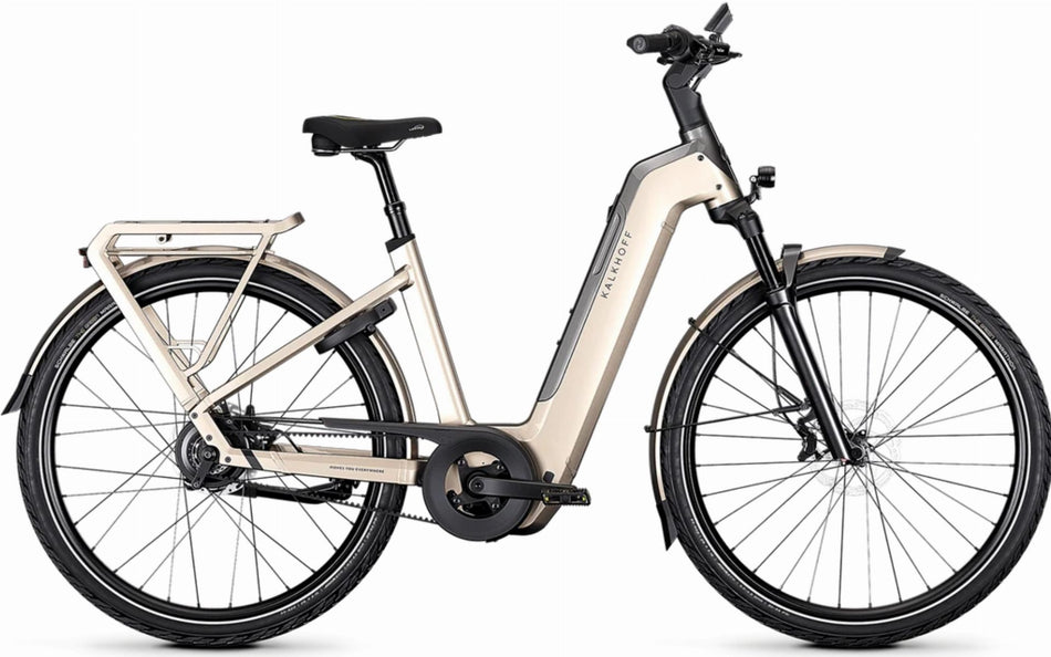 Kalkhoff Image 5 Advance 800 Wh E-Bike Wave 28" adamantsilver glossy/crystalgrey glossy