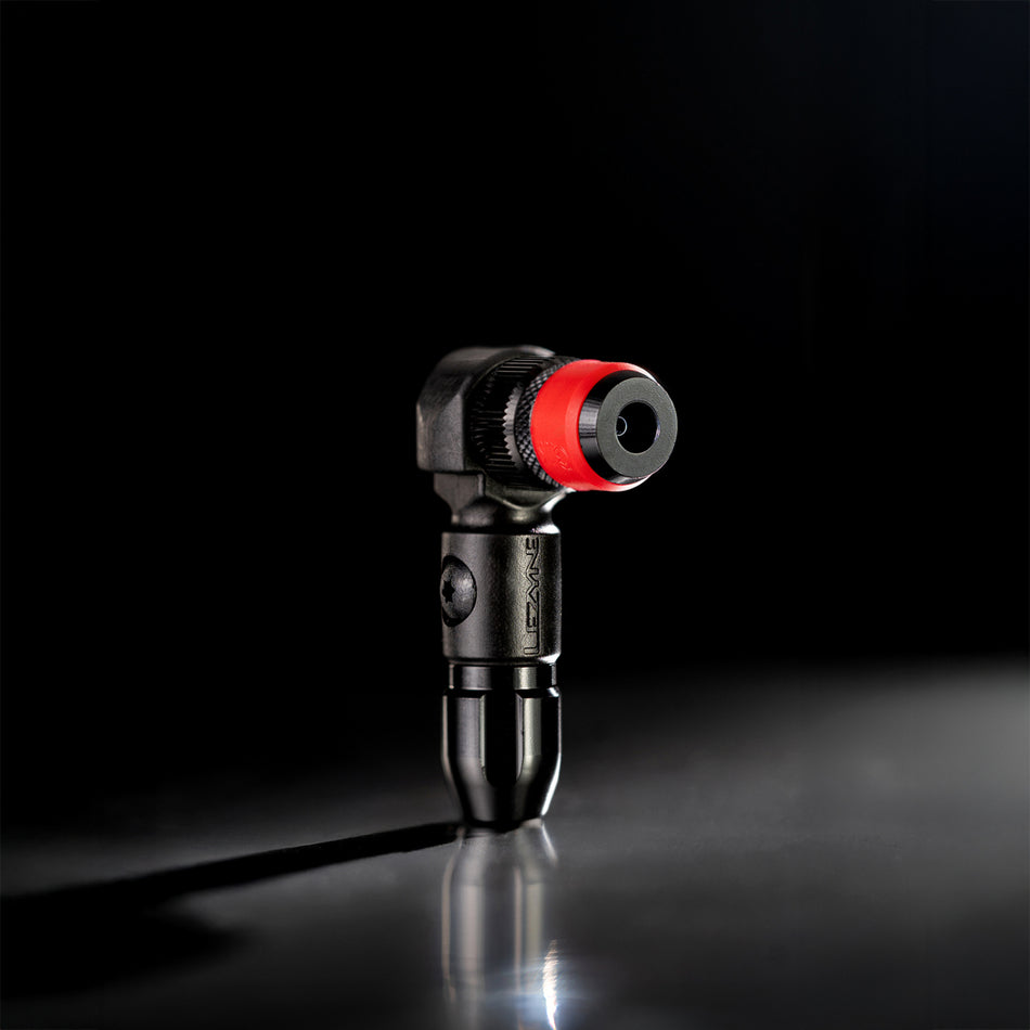 Lezyne ABS Pro Clik™ Pumpenkopf inkl. 2x Schwalbe Clik Valve® Ventilkernen schwarz