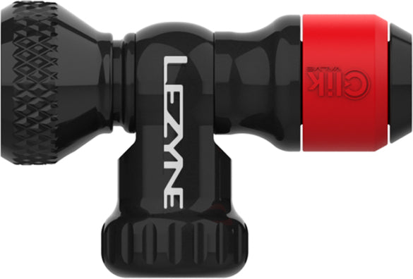 Lezyne CO2 Pumpenkopf Clik™Drive inkl. Kartusche 1 Stück 20 g schwarz-rot