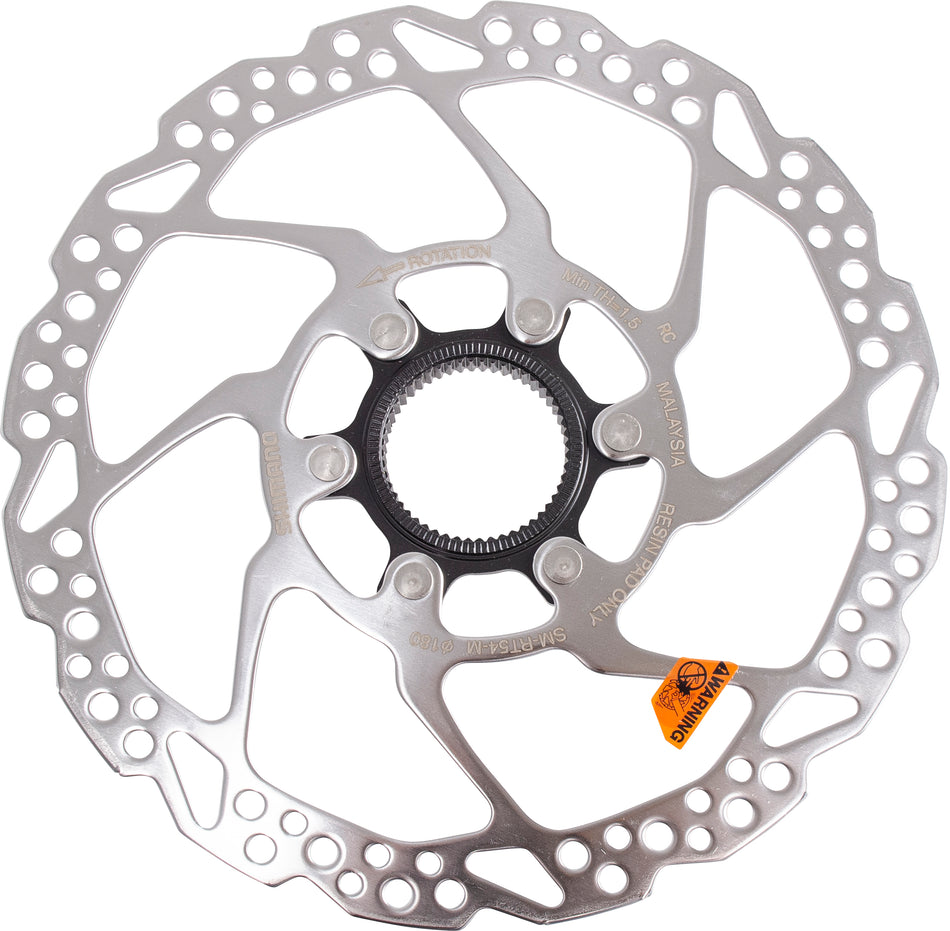 Shimano Bremsscheibe DEORE SM-RT54, 180 mm, Außenverzahnung
