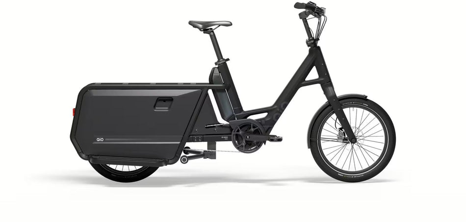 QiO Long P9 545 Wh E-Lastenrad 20" night black matt 48 cm