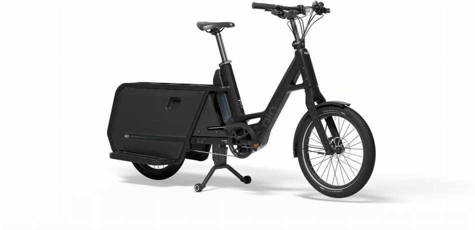 QiO Long P9 545 Wh E-Lastenrad 20" night black matt 48 cm