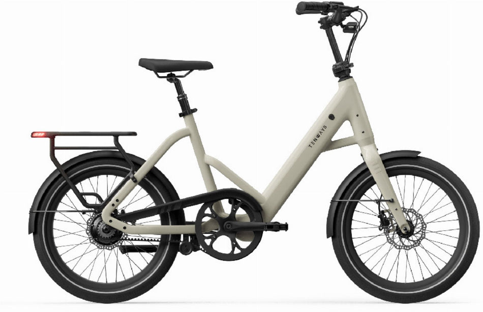 Tenways CGO Compact 500 Wh E-Kompaktrad 20" Sand HG 45 cm