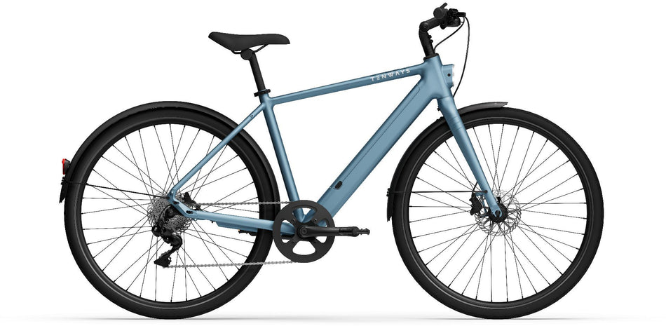 Tenways CGO600 Plus 360 Wh E-Bike Diamant 28" sky blue