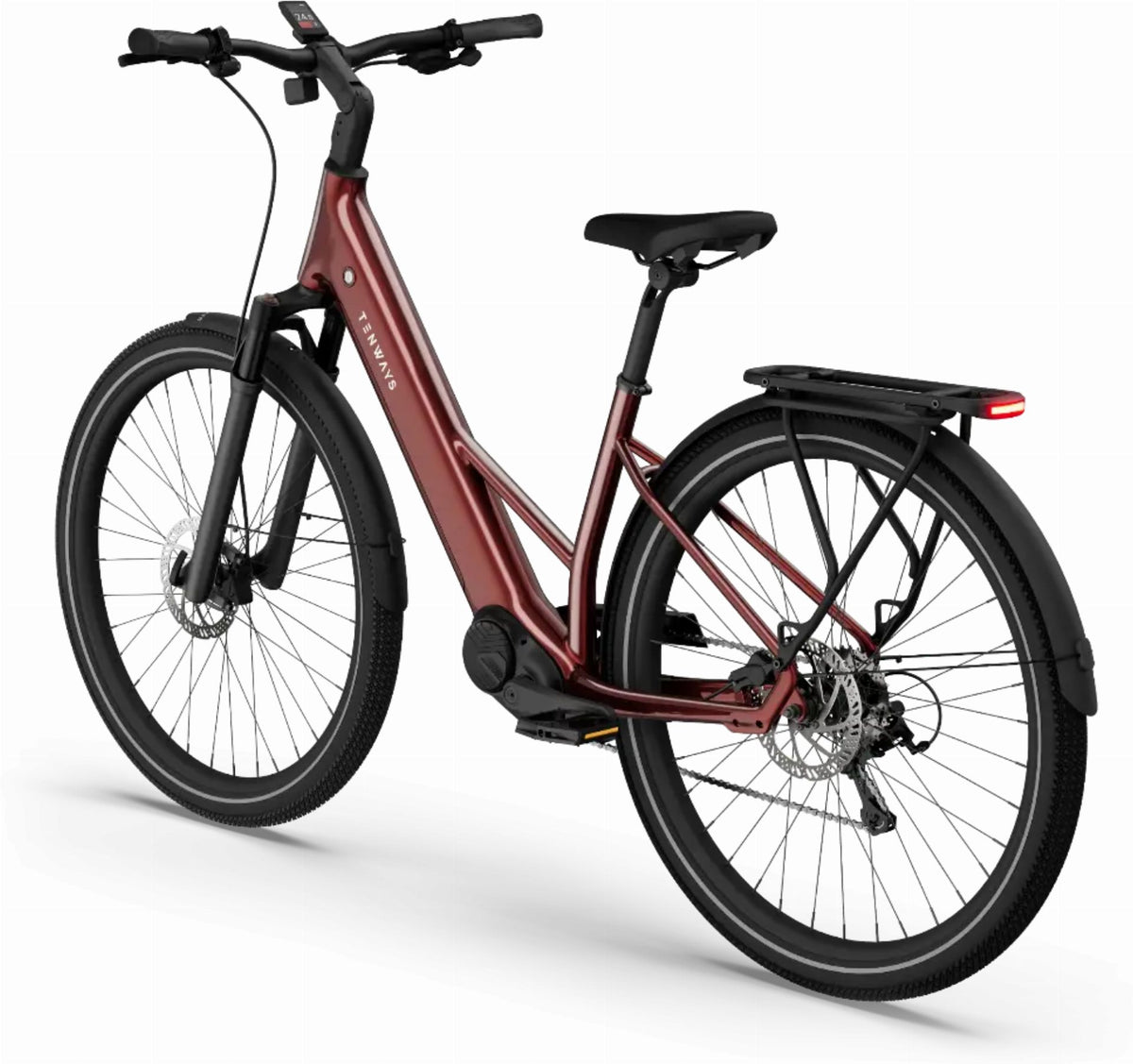 tenways sattelstütze durchmesser Tenways AGO AIR 560 Wh E-Bike Wave 28" velvet red 43 cm – Biketech24