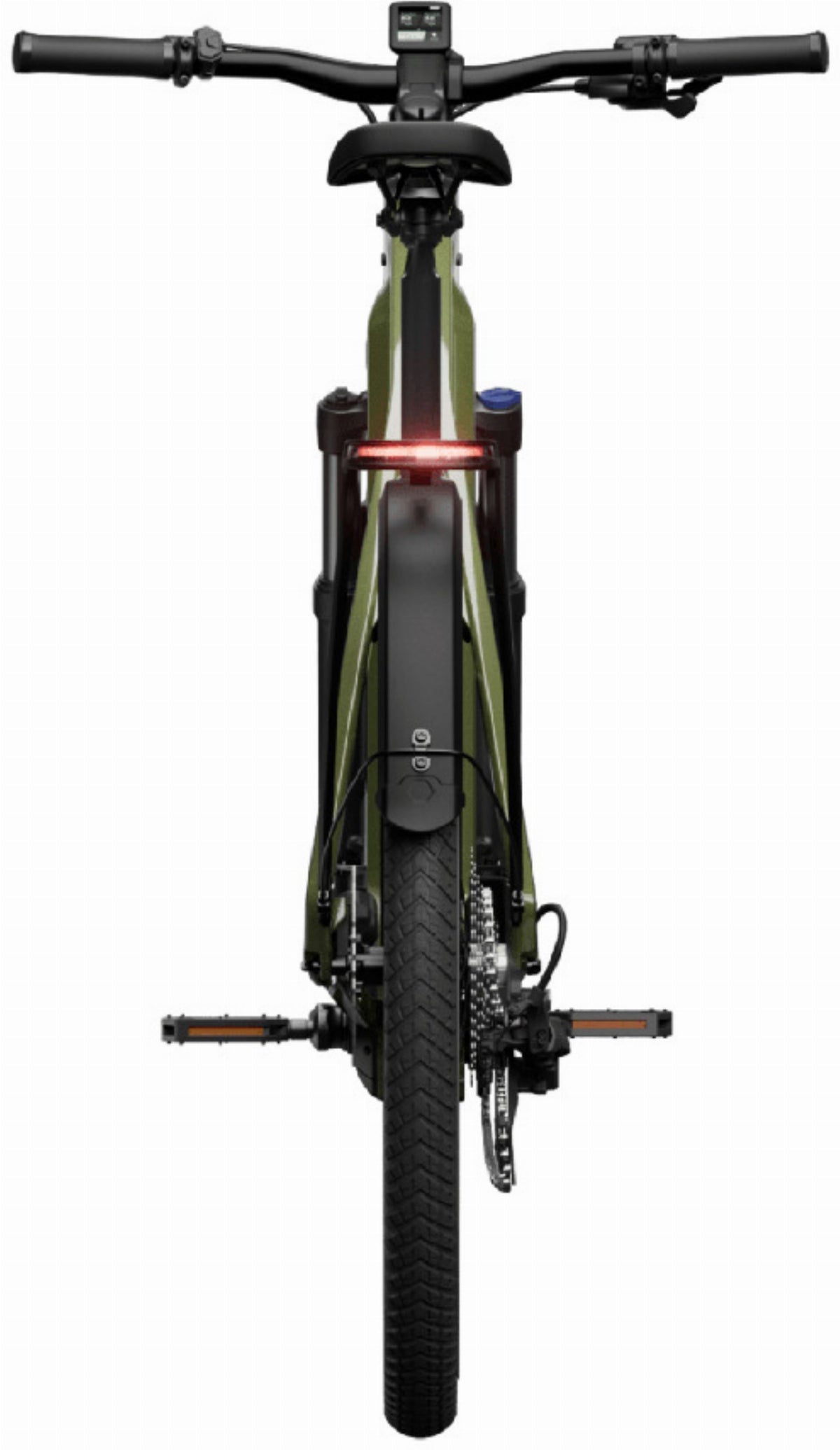 mountainbike damen mit schutzblech und licht Tenways AGO X Special Edition 560 Wh E-Bike Diamant 29" olive moss 47 – Biketech24