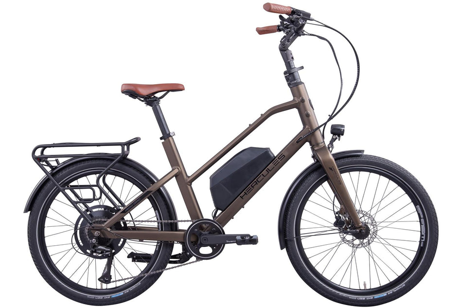 Hercules Urbanico Compact 8 360 Wh E-Kompaktrad 24" nutria-matt 46 cm