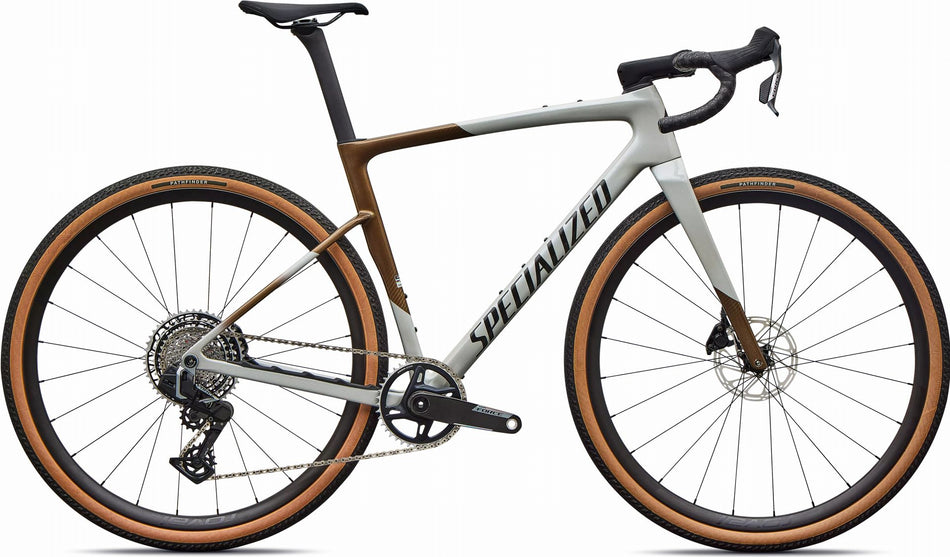Specialized Crux 5 Expert Gravelbike Diamant 28" Burnt Gold/dolomite Metallic/obsidian Metallic