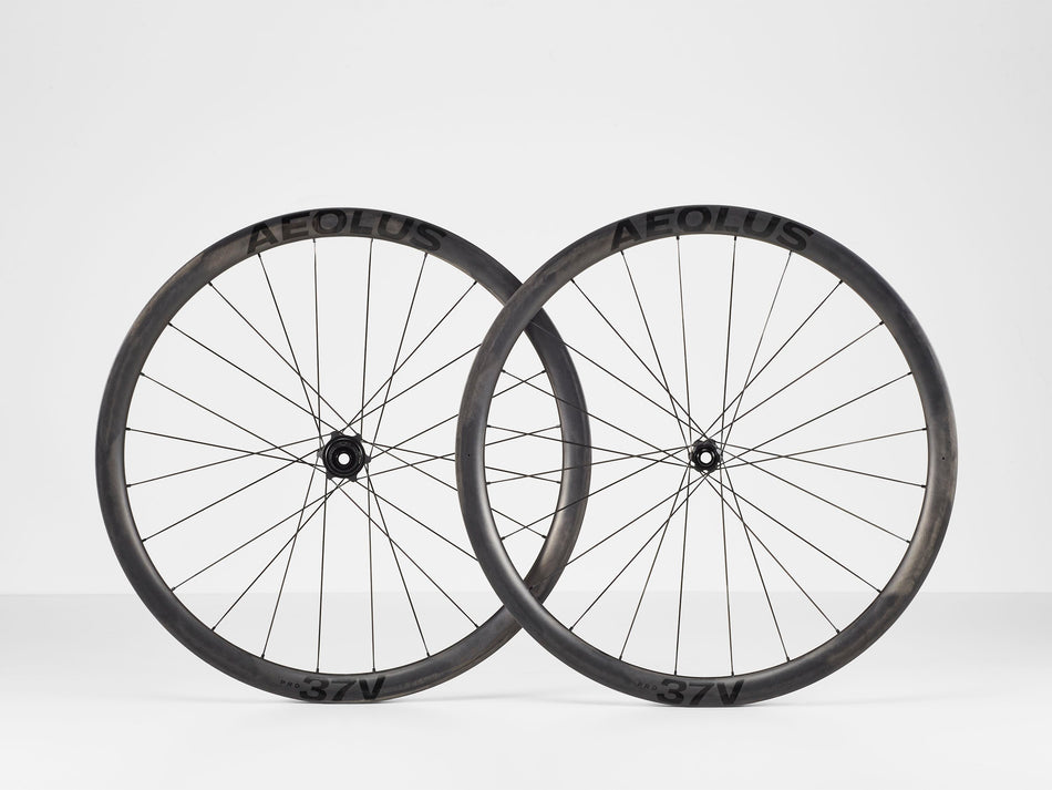 Bontrager Aeolus Pro 37V Disc TLR Carbon VR/HR 28" black