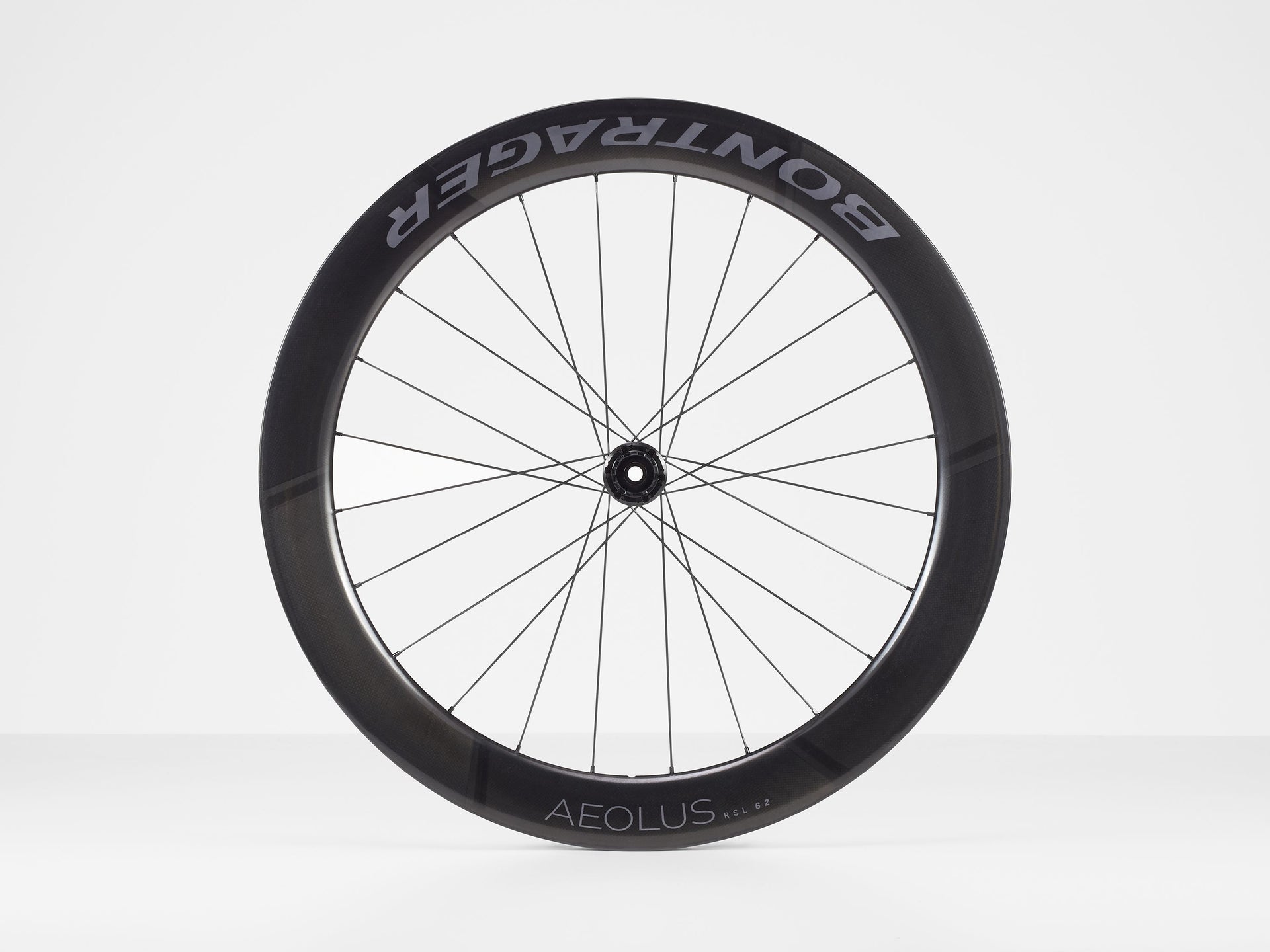 Bontrager Aeolus RSL 62 TLR Disc Carbon VR/HR 28" black - Shimano/SRAM Rennrad 10/11-fach