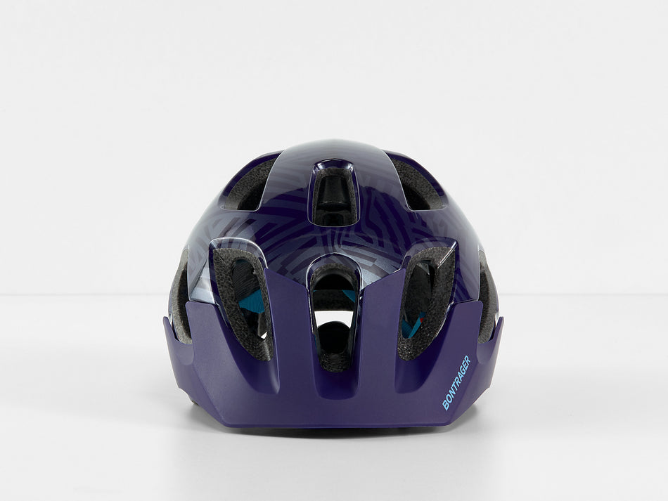 Bontrager Tyro Kinder-Helm purple abyss/azure 48-52 cm