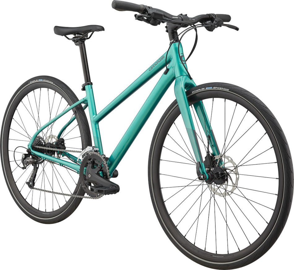 Cannondale Quick Disc 3 Remixte Cityrad Trapez 28" turquoise