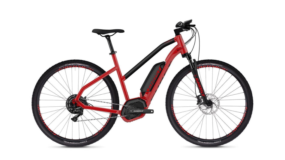 Ghost Hybride Square Cross B4.9 AL W E-Bike Trapez 29" riot red/jet black