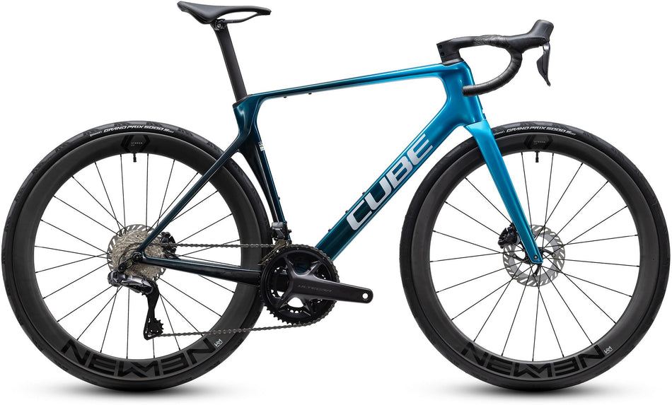 Cube Agree C:62 Race Rennrad Diamant 28" chromeblue´n´liquidblue