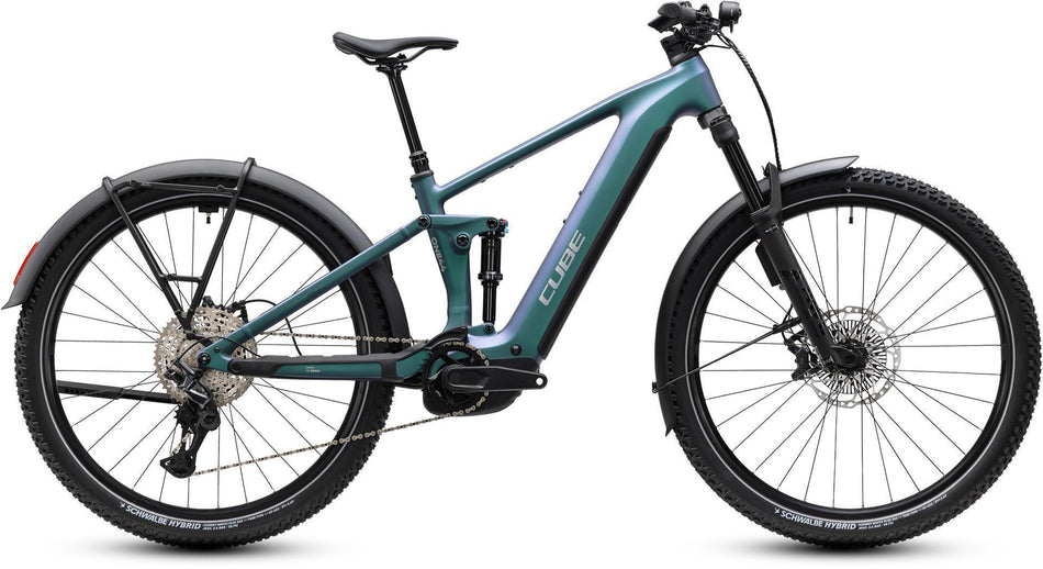 Cube Stereo Hybrid ONE44 SLX 800 Wh FE E-Bike Fully smaragdgrey´n´chrome