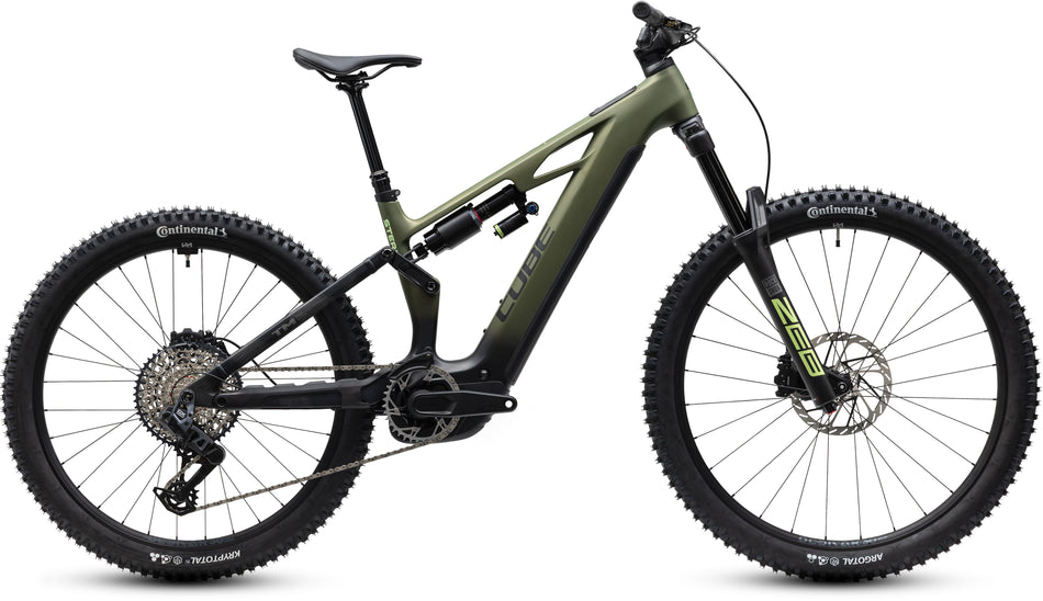 Cube Stereo Hybrid ONE77 HPC TM 800 Wh E-Bike Fully 29" reedgreen´n´gills