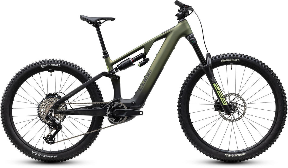 Cube AMS Hybrid 177 C:62 TM 600X Wh E-Bike Fully 29" reedgreen´n´gills