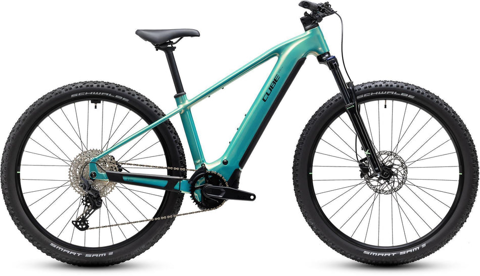 Cube Reaction Hybrid Performance 720 Wh E-Bike Hardtail Diamant maldivian´n´black