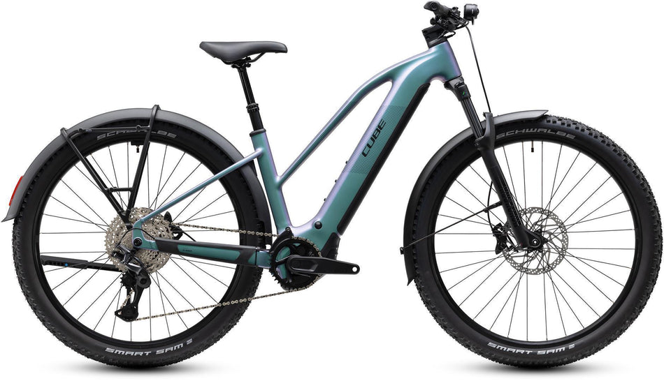 Cube Reaction Hybrid Pro 800 Wh FE E-Bike Hardtail Trapeze polarlight´n´black