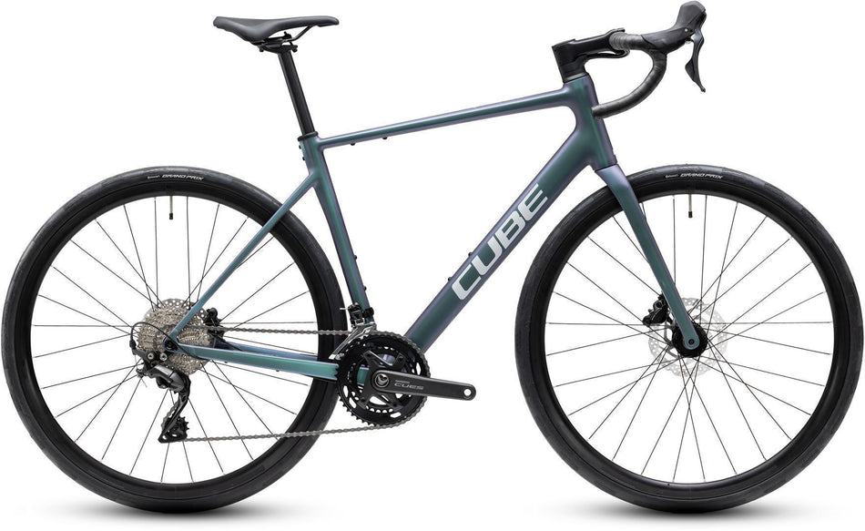 Cube Attain Race Rennrad Diamant 28" smaragdgrey´n´white