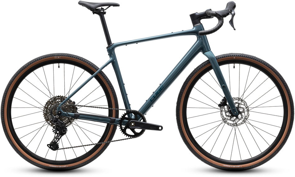 Cube Nuroad Pro Gravelbike Diamant taiga´n´blue