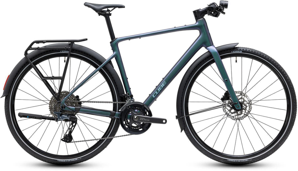 Cube Nulane Race FE Fitnessbike Diamant 28" smaragdgrey´n´prizm