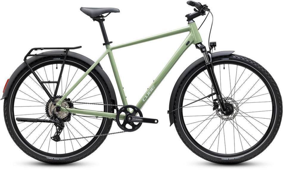 Cube Nature ONE FE Crossbike Diamant 28" almondgreen´green
