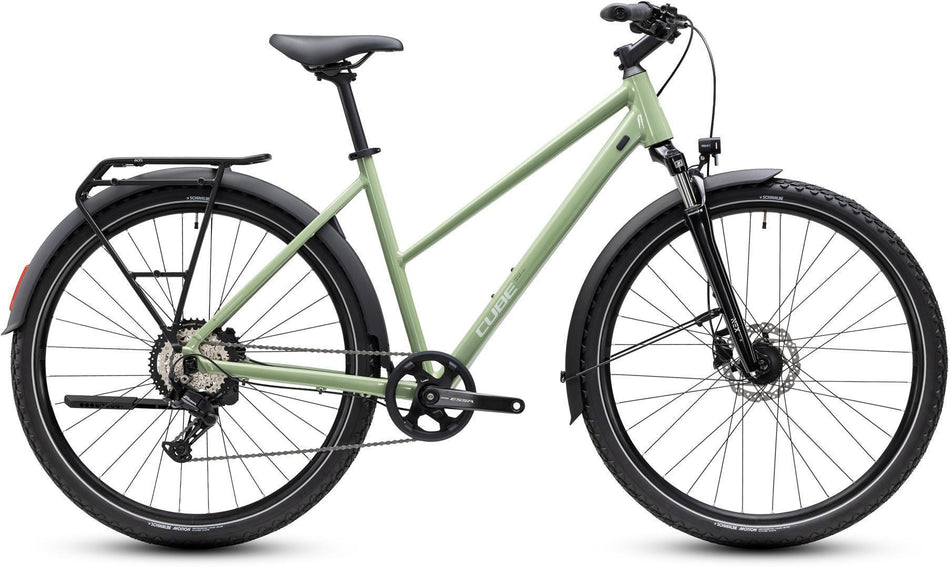 Cube Nature ONE FE Crossbike Trapeze 28" almondgreen´green