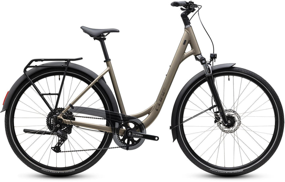 Cube Touring ONE Trekkingbike Easy Entry 28" flashstone´n´coalchrome