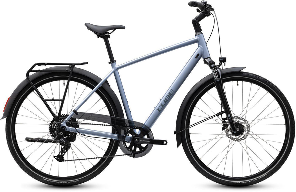 Cube Touring ONE Trekkingbike Diamant 28" silverblue´n´reflex