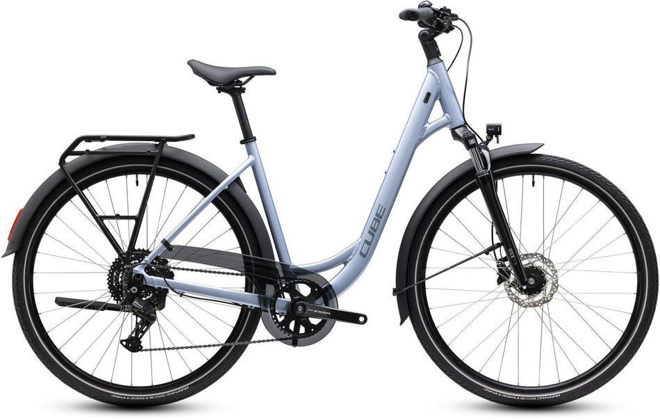 Cube Touring ONE Trekkingbike Easy Entry 28" silverblue´n´reflex