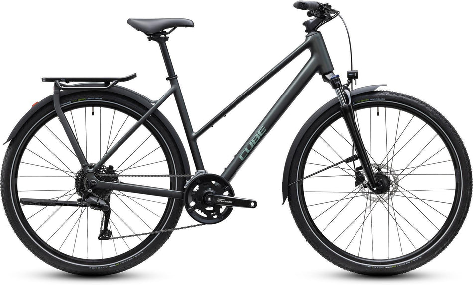 Cube Kathmandu ONE Trekkingbike Trapeze 28" blackforest´n´chrome