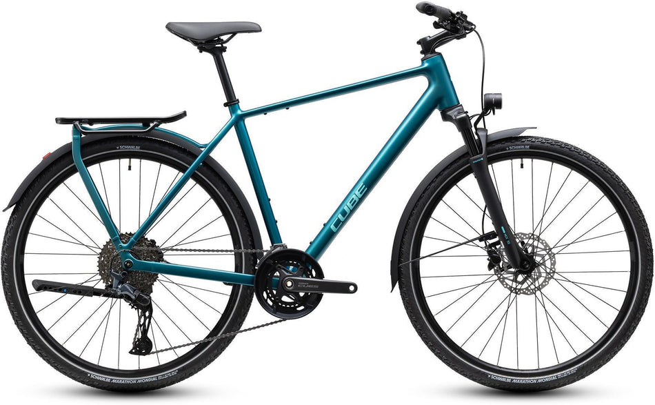 Cube Kathmandu EXC Trekkingbike Diamant 28" metallicpetrol´n´sea