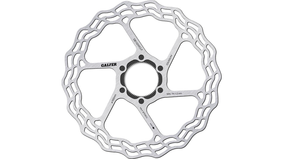 Galfer Bremsscheibe Wave® Fixed Road & Gravel kompatibel mit Fulcrum Center-Lock