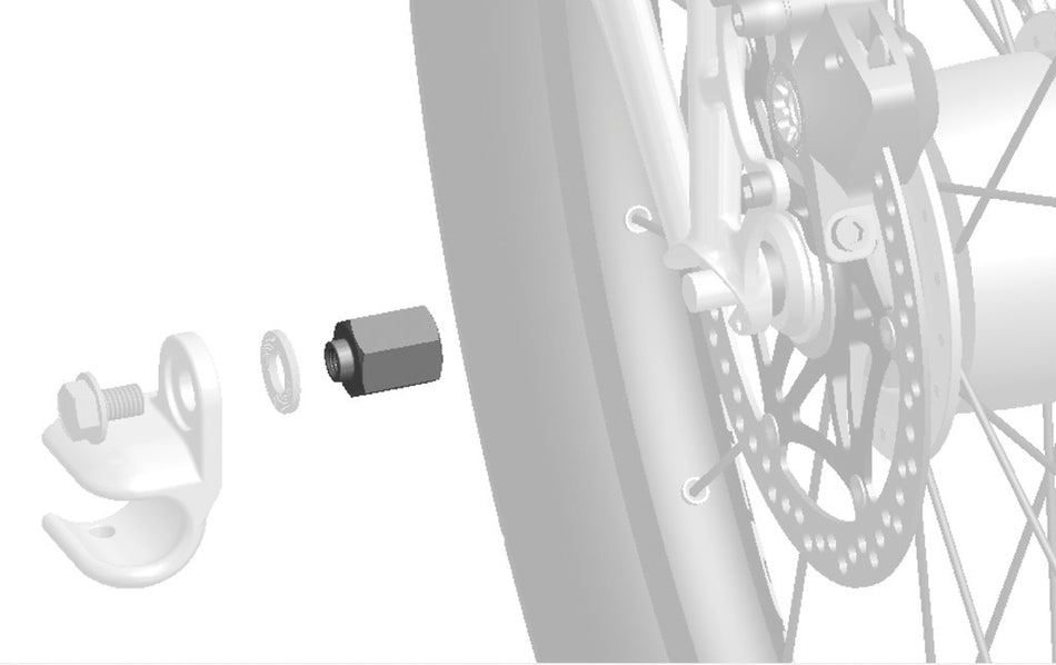 Thule Adapter für Nabenschaltungssysteme Sram M10 x 1,0