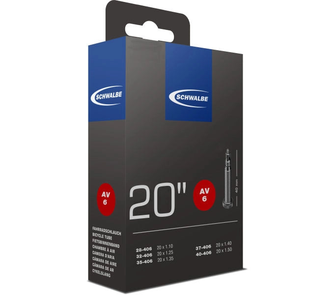Schwalbe Schlauch Nr. 6 SV Butyl 20" 28/40-406 SV 40 mm