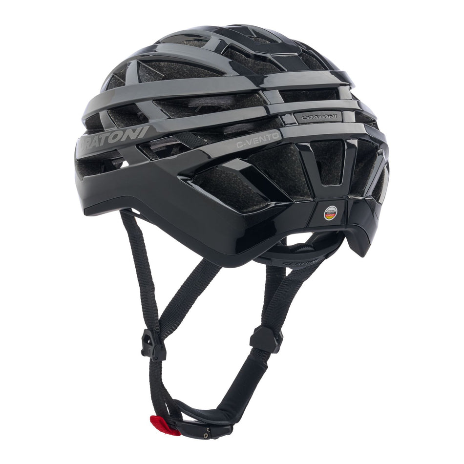 Cratoni C-Vento Rennrad-Helm black glossy-matt