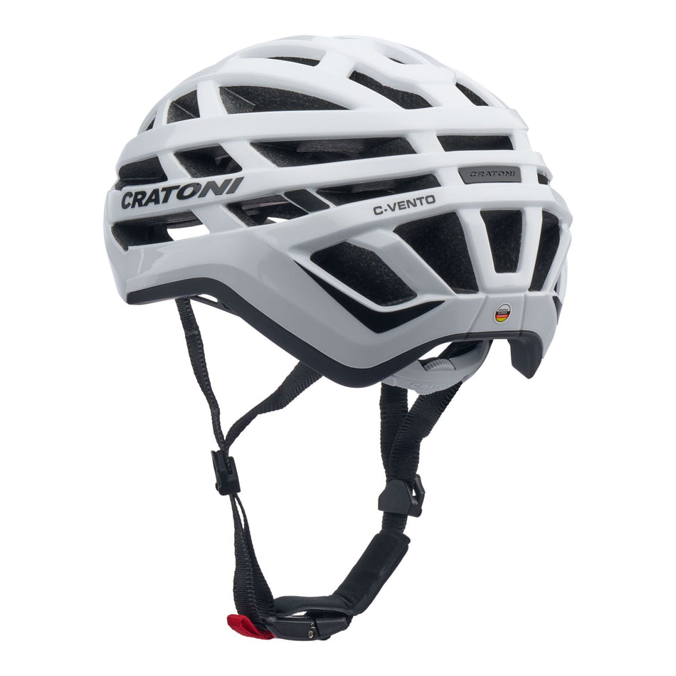 Cratoni C-Vento Rennrad-Helm white glossy-matt