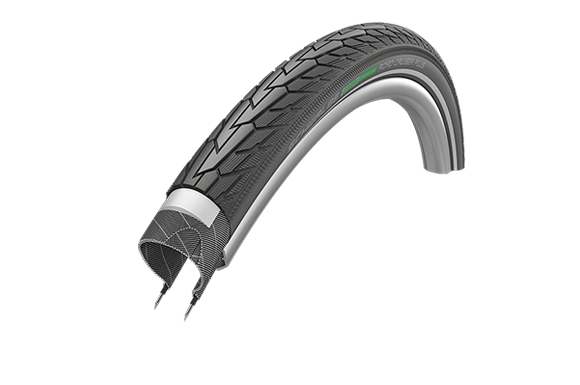 Schwalbe ROAD CRUISER PLUS PunctureGuard, TwinSkin 20" Drahtreifen Black-Reflex 47-406