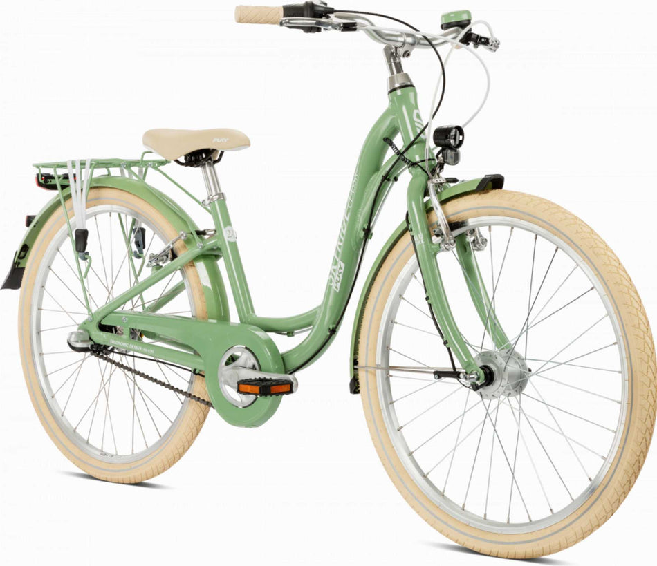 Puky Skyride 24"-3 Classic Kinderrad retro grün