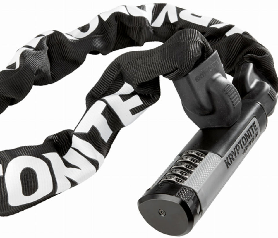 Kryptonite KryptoLok 912 Integrated Combo Chain Kettenschloss 120 cm