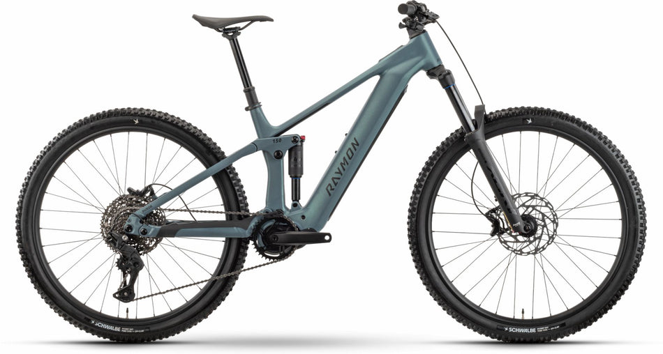 Raymon Durok Comp 800 Wh E-Bike Fully flare sagegreen