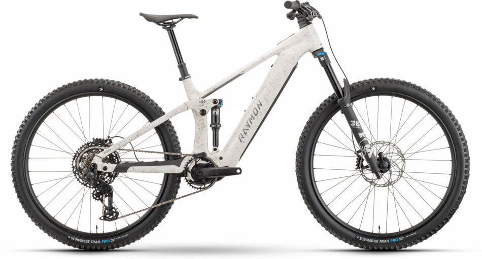 Raymon Durok Ultra 800 Wh E-Bike Fully white marble